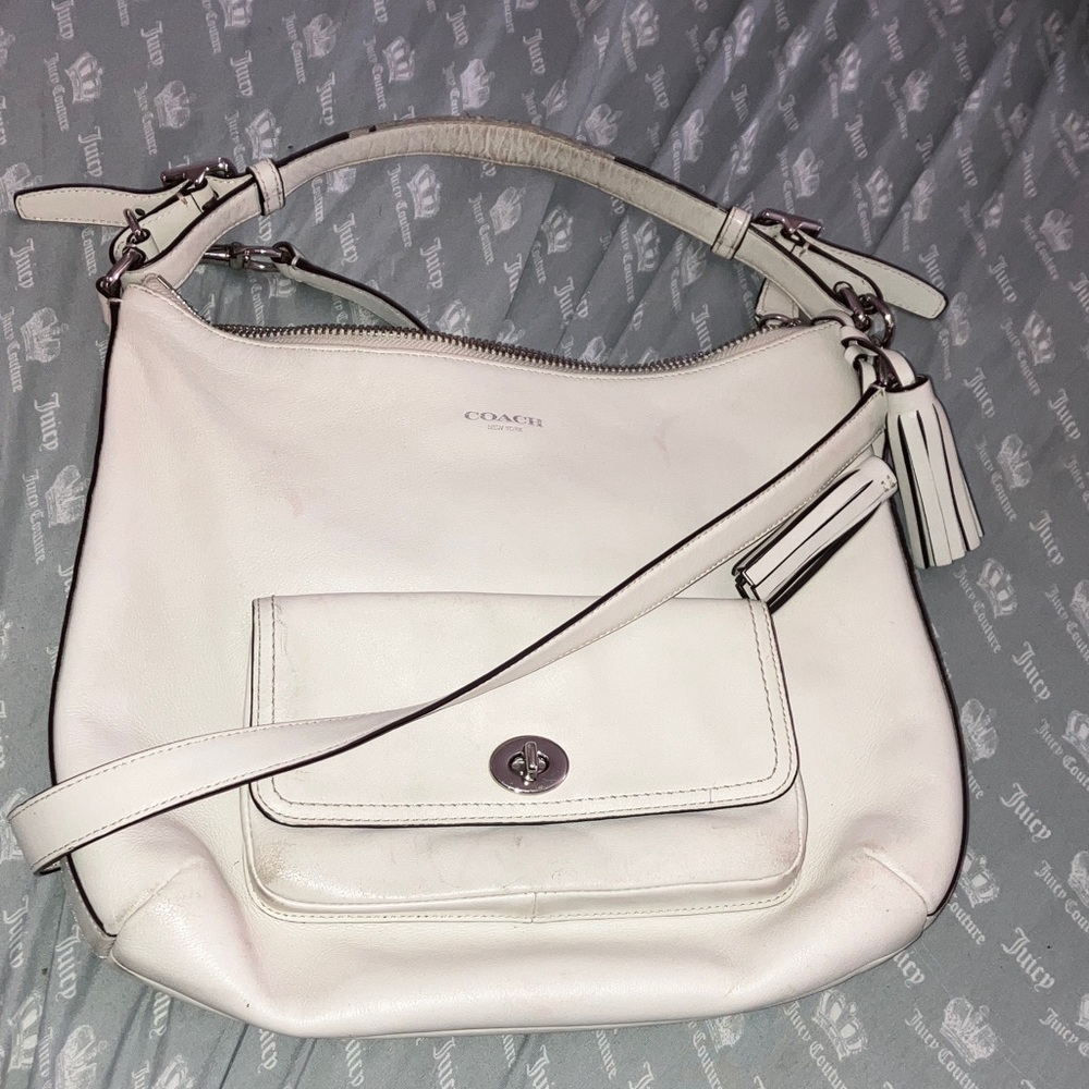 Coach Cream Shoulder Bag